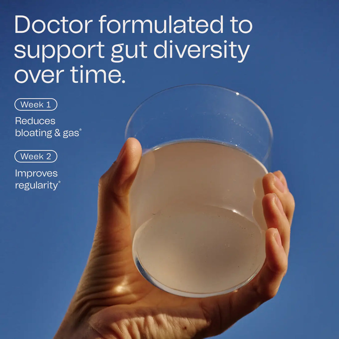 Doctor formulated to support gut diversity over time